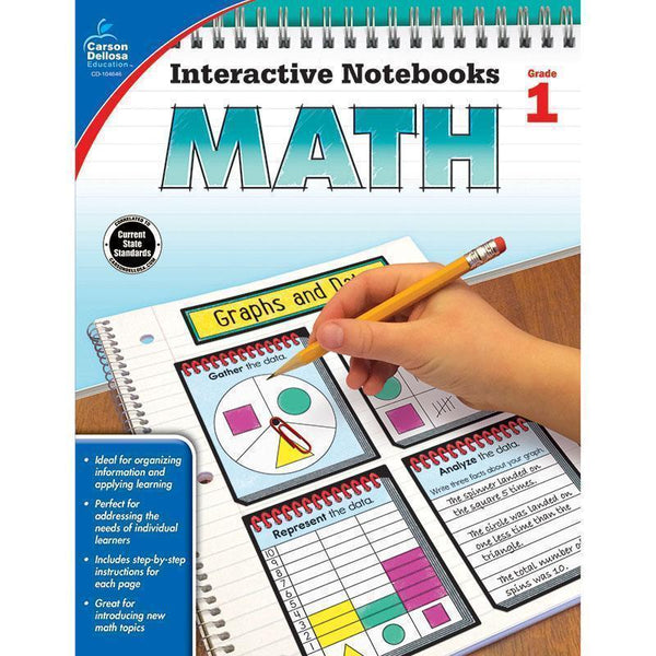 INTERACTIVE NOTEBOOKS MATH GR 1-Learning Materials-JadeMoghul Inc.