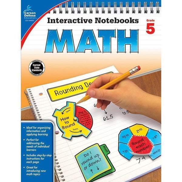 INTERACTIVE NOTEBOOKS MATH GR 5-Learning Materials-JadeMoghul Inc.