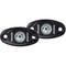 Interior / Courtesy Light RIGID Industries A-Series Black High Power LED Light - Pair - Red [482103] RIGID Industries