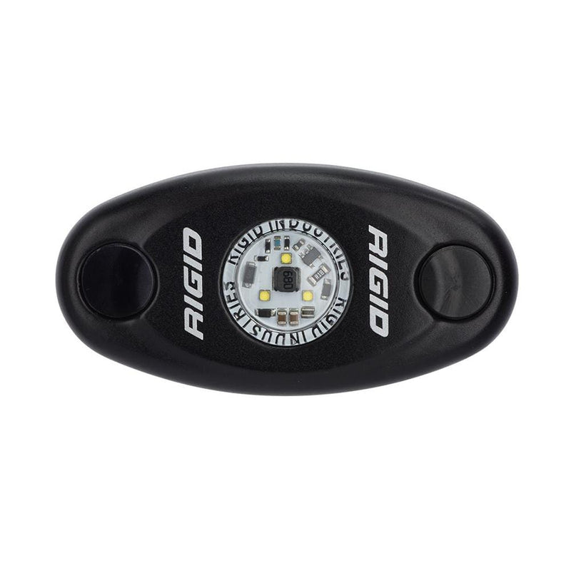 Interior / Courtesy Light RIGID Industries A-Series Black High Power LED Light Single - Red [480103] RIGID Industries