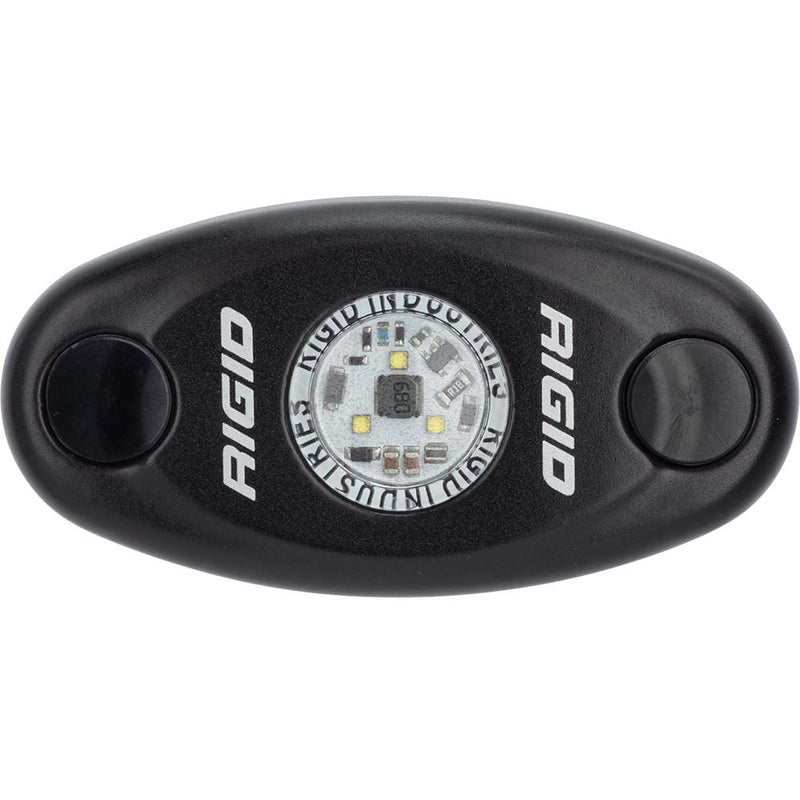 Interior / Courtesy Light RIGID Industries A-Series Black Low Power LED Light - Single - Red [480043] RIGID Industries