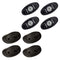 Interior / Courtesy Light RIGID Industries A-Series Rock Light Kit - 4 Red Lights - Black [400213] RIGID Industries