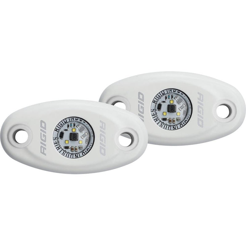 Interior / Courtesy Light RIGID Industries A-Series White High Power LED Light - Pair - Cool White [482213] RIGID Industries