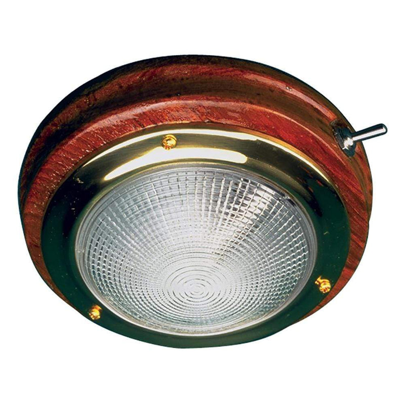 Interior / Courtesy Light Sea-Dog Teak LED Dome Light - 5" Lens [400209-1] Sea-Dog