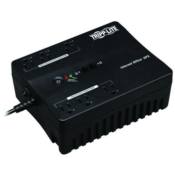 Internet Office Ultra-Compact Desktop Standby UPS System with USB Port (Output power capacity: 350VA/180W)-Power Protection & Management-JadeMoghul Inc.