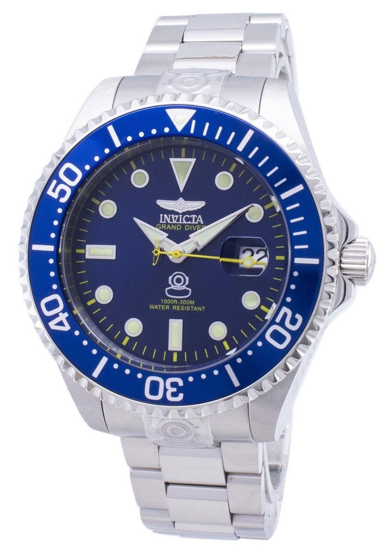 Invicta Grand Diver 27611 Automatic Analog 300M Men's Watch-Branded Watches-White-JadeMoghul Inc.