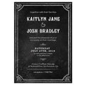 Invitation with Chalkboard Print Design Daiquiri Green (Pack of 1)-Invitations & Stationery Essentials-Lavender-JadeMoghul Inc.