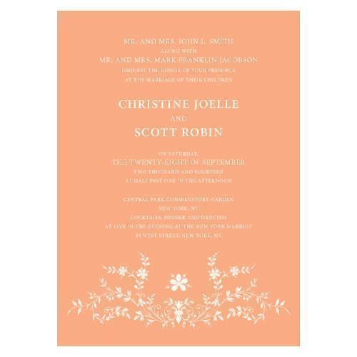 Forget Me Not Invitation Ruby (Pack of 1)