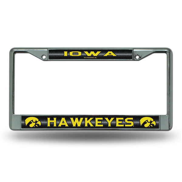 Jeep License Plate Frame Iowa Bling Chrome Frame