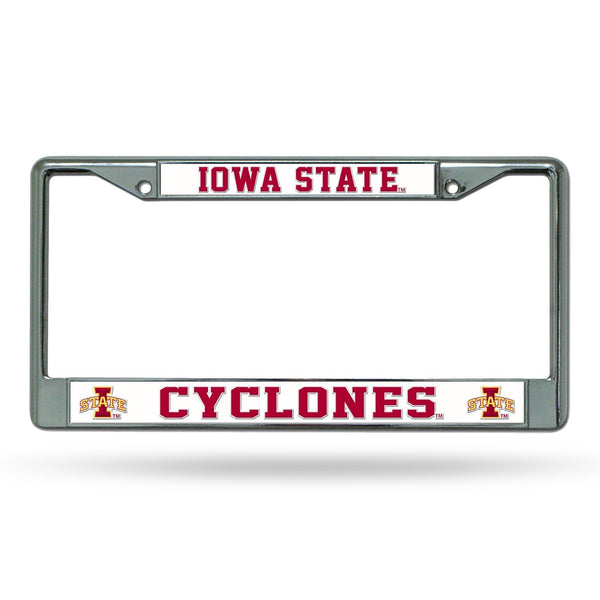 Unique License Plate Frames Iowa State Chrome Frame