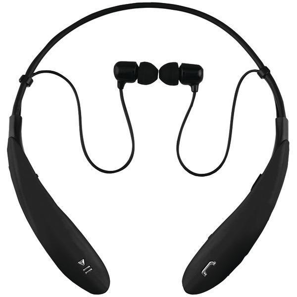 IQ-127 Bluetooth(R) Headphones with Microphone (Black)-Headphones & Headsets-JadeMoghul Inc.