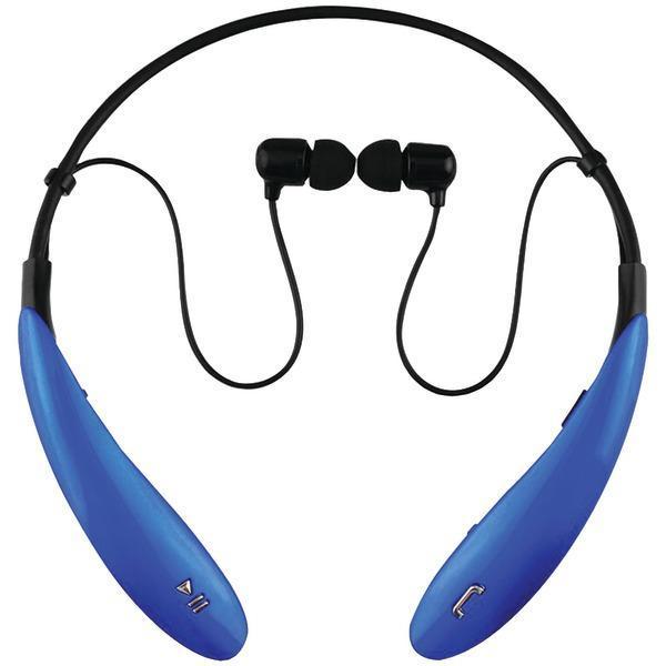 IQ-127 Bluetooth(R) Headphones with Microphone (Blue)-Headphones & Headsets-JadeMoghul Inc.