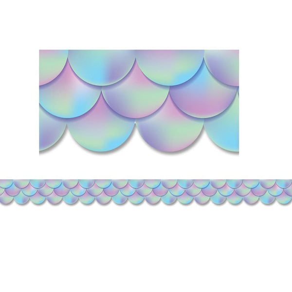 IRIDESCENT SCALLOPS BORDER-Learning Materials-JadeMoghul Inc.