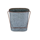 Iron Bucket Design Toilet Paper Holder Wall Rack-Toilet Paper Holders-Gray-Iron-JadeMoghul Inc.