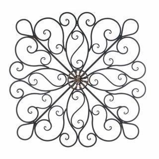 Living Room Decor Iron Scrollwork Wall Decor