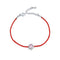 ISINYEE Fashion Red String Rope Bracelet Small Cublic Zirconia CZ Bracelets For Women Handmade Crystal Jewelry Lovers Couples-2 pink-JadeMoghul Inc.