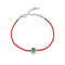 ISINYEE Fashion Red String Rope Bracelet Small Cublic Zirconia CZ Bracelets For Women Handmade Crystal Jewelry Lovers Couples-3 green-JadeMoghul Inc.