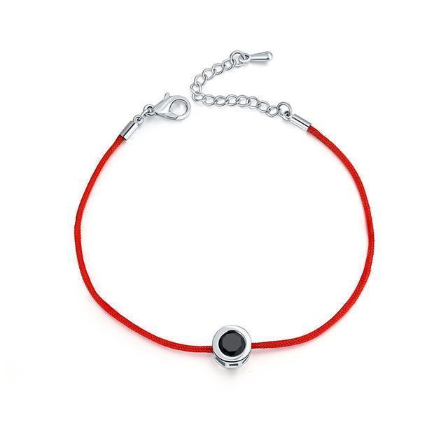 ISINYEE Fashion Red String Rope Bracelet Small Cublic Zirconia CZ Bracelets For Women Handmade Crystal Jewelry Lovers Couples-7 black-JadeMoghul Inc.