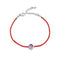 ISINYEE Fashion Red String Rope Bracelet Small Cublic Zirconia CZ Bracelets For Women Handmade Crystal Jewelry Lovers Couples-8 purple-JadeMoghul Inc.