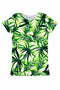Island Life Zoe Green Floral Print Designer Eco Tee - Women-Island Life-XS-White/Green-JadeMoghul Inc.