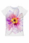 Isle of Love Zoe Floral Print Designer T-Shirt - Women-Isle of Love-XS-White/Pink-JadeMoghul Inc.