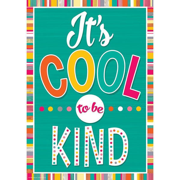 ITS COOL TO BE KIND POSITIVE POSTER-Learning Materials-JadeMoghul Inc.