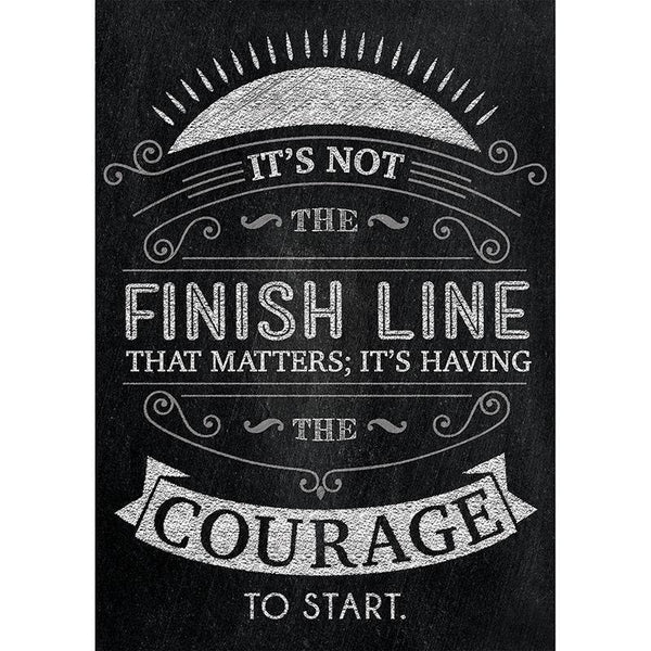 ITS NOT THE FINISH LINE POSTER-Learning Materials-JadeMoghul Inc.