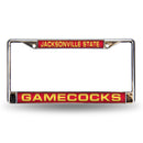 Ford License Plate Frame Jacksonville State Laser Chrome Frame