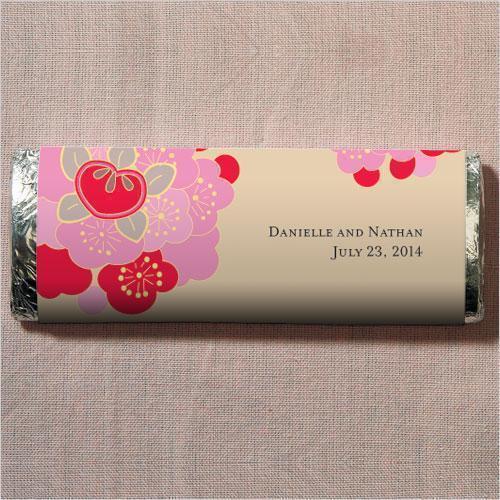 Japanese Blossom Nut Free Gourmet Milk Chocolate Bar (Pack of 1)-Wedding Candy Buffet Accessories-JadeMoghul Inc.