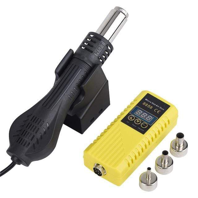 JCD Hot air gun 8858 Micro Rework soldering station LED Digital Hair dryer for soldering 700W Heat Gun welding repair tools AExp