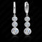 Jemmin European Simple 925 Sterling Silver Drop Earrings Jewelry Women Austrian Crystal Dangle Earring For Wedding Bijoux--JadeMoghul Inc.