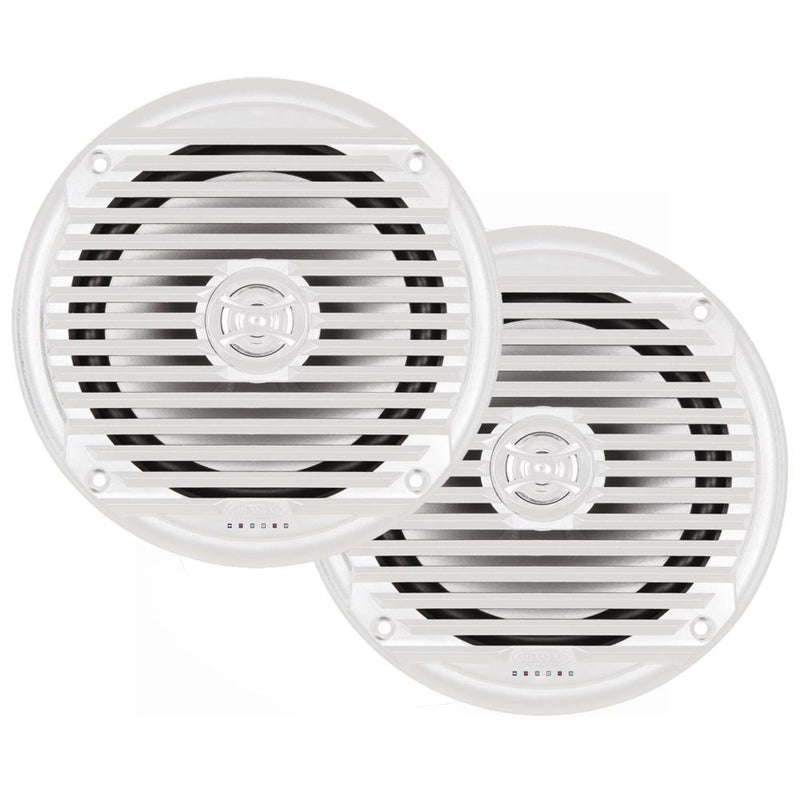 JENSEN MS6007WR 6.5" Coaxial Marine Speaker - (Pair) White [MS6007WR]-Speakers-JadeMoghul Inc.