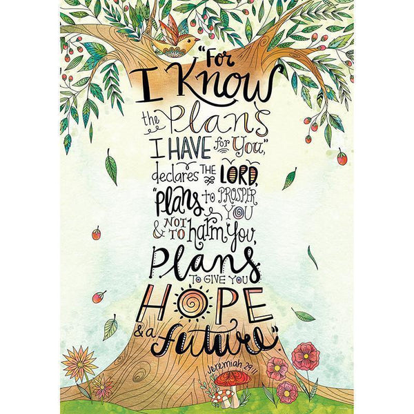 JEREMIAH 29 11 REJOICE POSTER-Learning Materials-JadeMoghul Inc.