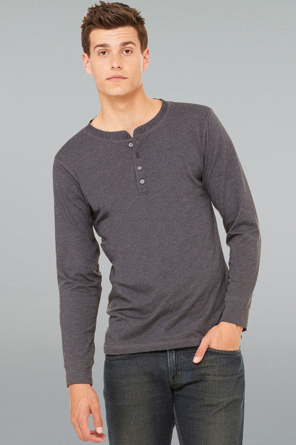 Jersey Henley Top - Men-Men Long Sleeve Tops-S-Black-JadeMoghul Inc.