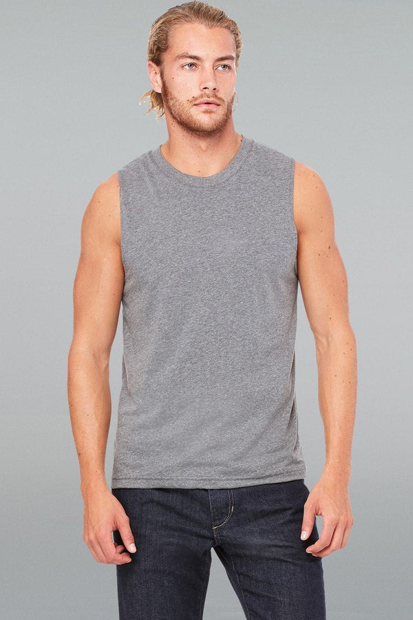 Jersey Muscle Tank - Men-Men Short Sleeve Tops-S-Deep Heather-JadeMoghul Inc.