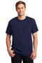 JERZEES - Dri-Power Active 50/50 Cotton/Poly Pocket T-Shirt. 29MP-T-Shirts-Navy-S-JadeMoghul Inc.