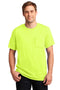 JERZEES - Dri-Power Active 50/50 Cotton/Poly Pocket T-Shirt. 29MP-T-Shirts-Safety Green-S-JadeMoghul Inc.