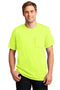 JERZEES - Dri-Power Active 50/50 Cotton Poly Pocket T-Shirt. 29MP-T-shirts-Safety Green-3XL-JadeMoghul Inc.