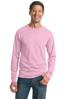 JERZEES - Dri-Power Active 50/50 Cotton/Poly Long Sleeve T-Shirt. 29LS-T-shirts-Classic Pink-M-JadeMoghul Inc.