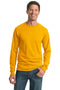 JERZEES - Dri-Power Active 50/50 Cotton/Poly Long Sleeve T-Shirt. 29LS-T-shirts-Gold-3XL-JadeMoghul Inc.