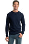 JERZEES - Dri-Power Active 50/50 Cotton/Poly Long Sleeve T-Shirt. 29LS-T-shirts-Navy-3XL-JadeMoghul Inc.