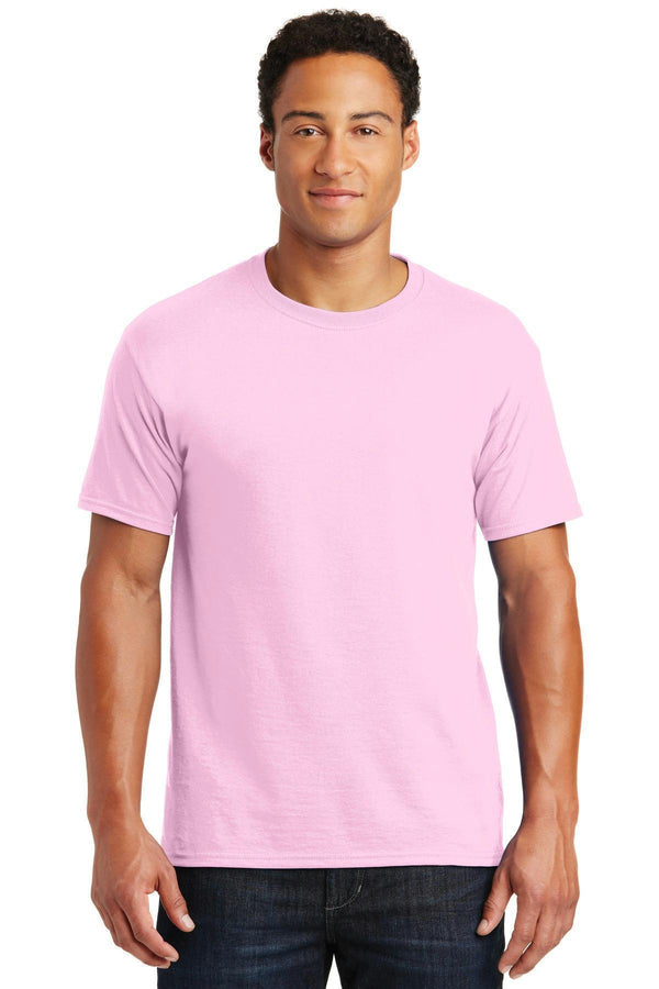 JERZEES - Dri-Power Active 50/50 Cotton/Poly T-Shirt. 29M-T-shirts-Classic Pink-2XL-JadeMoghul Inc.