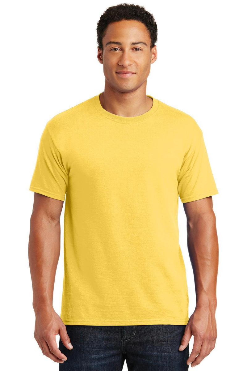 JERZEES - Dri-Power Active 50/50 Cotton/Poly T-Shirt. 29M-T-shirts-Island Yellow-2XL-JadeMoghul Inc.