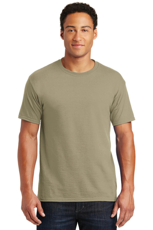 JERZEES - Dri-Power Active 50/50 Cotton/Poly T-Shirt. 29M-T-shirts-Khaki-5XL-JadeMoghul Inc.