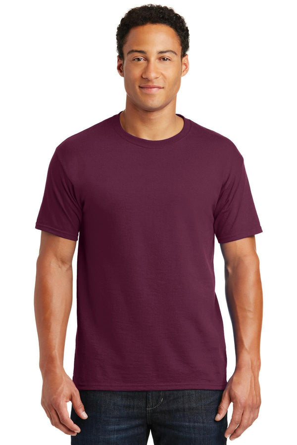 JERZEES - Dri-Power Active 50/50 Cotton/Poly T-Shirt. 29M-T-shirts-Maroon-5XL-JadeMoghul Inc.