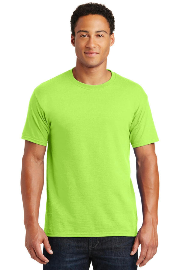 JERZEES - Dri-Power Active 50/50 Cotton/Poly T-Shirt. 29M-T-shirts-Neon Green-5XL-JadeMoghul Inc.