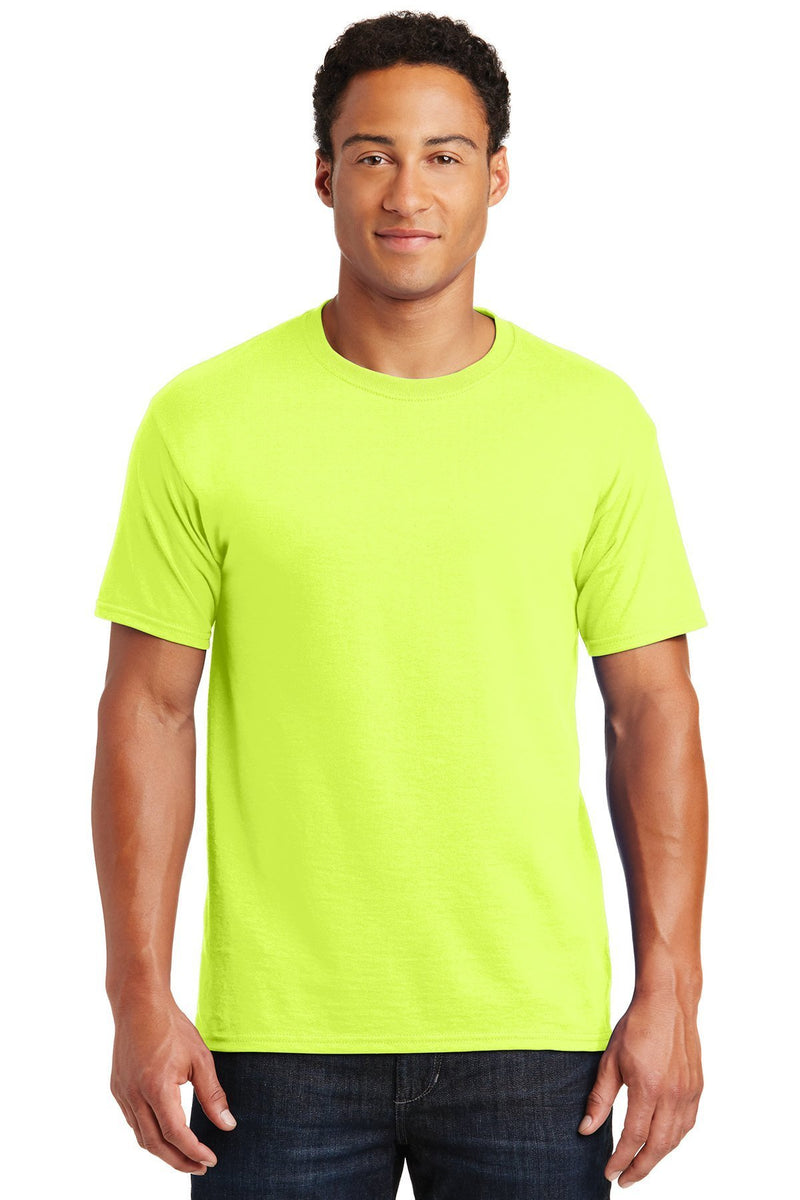 JERZEES - Dri-Power Active 50/50 Cotton/Poly T-Shirt. 29M-T-shirts-Safety Green-3XL-JadeMoghul Inc.