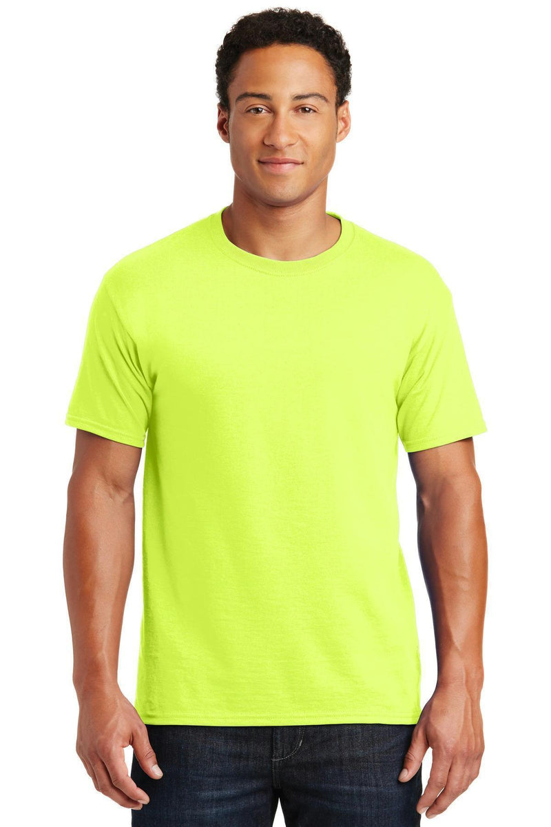 JERZEES - Dri-Power Active 50/50 Cotton/Poly T-Shirt. 29M-T-shirts-Safety Green-XL-JadeMoghul Inc.