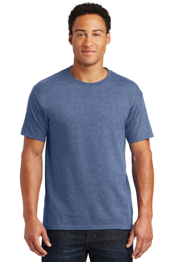 JERZEES - Dri-Power Active 50/50 Cotton/Poly T-Shirt. 29M-T-shirts-Vintage Heather Blue-S-JadeMoghul Inc.