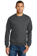 JERZEES - NuBlend Crewneck Sweatshirt. 562M-Sweatshirts/fleece-Black Heather-4XL-JadeMoghul Inc.